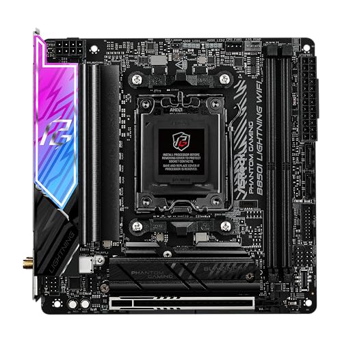 ASRock B850I Lightning WiFi AMD B850 AM5 Max128GB DDR5 Mini-ITX