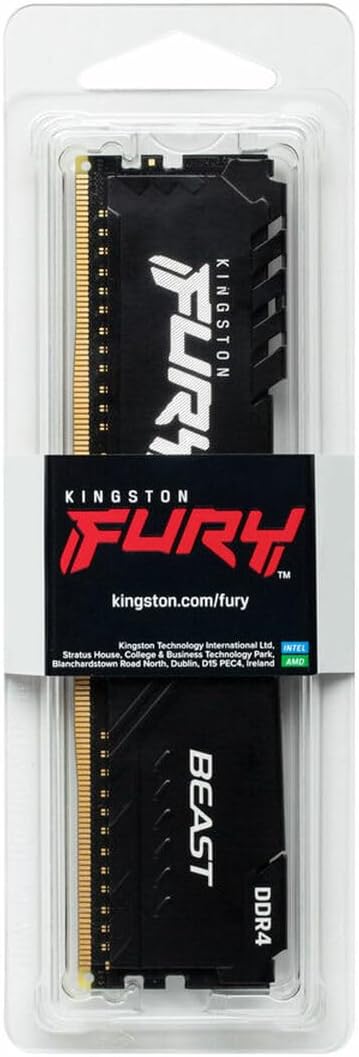 Kingston ME KF432C16BBK2 32 32 Go 3200 MHz DDR4 CL16 DIMM K2 FURY Beast Noir