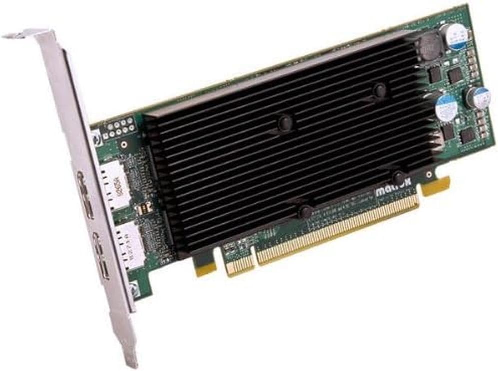 Matrox Video Card M9128 1GB PCIE x16 Low Profile Dual Head Display Port