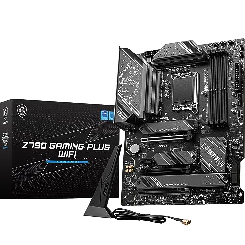 MSI Z790 GAMING PLUS WIFI LGA1700 Max192GB DDR5 PCIE ATX