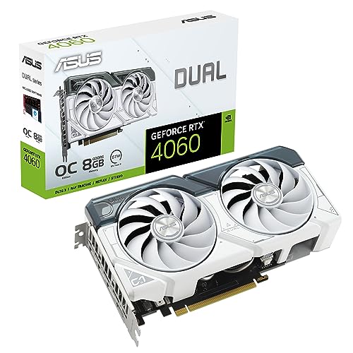 ASUS GeForce RTX 4060 White OC 8G GDDR6 256B