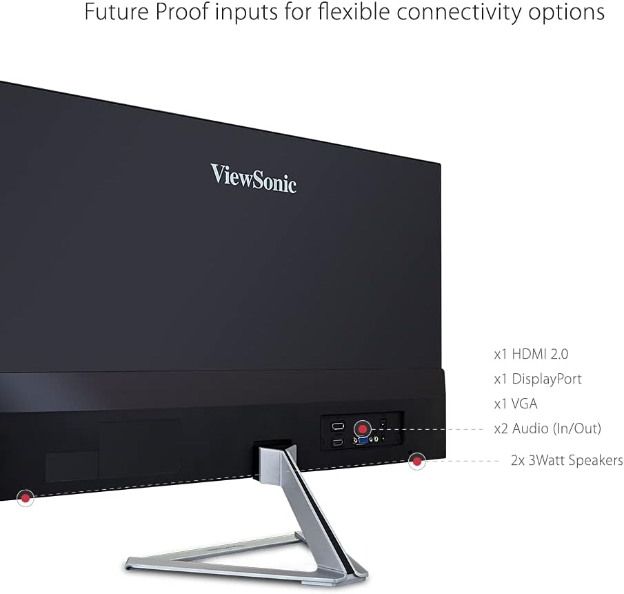 ViewSonic LCD VX2476-SMHD 24 FHD 1920x1080 1000:1 VGA HDMI SPK