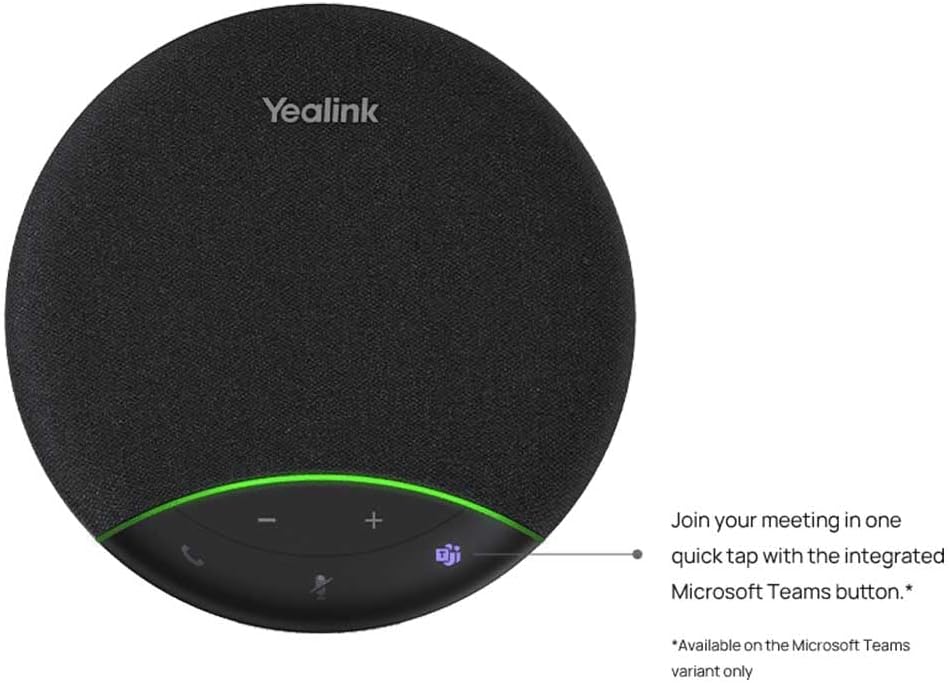 Yealink SP92 Bluetooth Speakerphone with Dongle USB-C/A – 1308169 (with BT51 Bluetooth dongle)