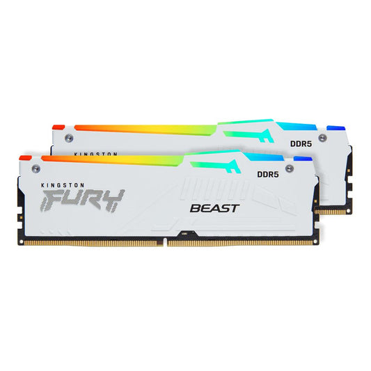 Kingston ME KF560C36BWEAK2-64 64G 6000MT DDR5 CL36 DIMM K2 FURY Beast WhiteRGB