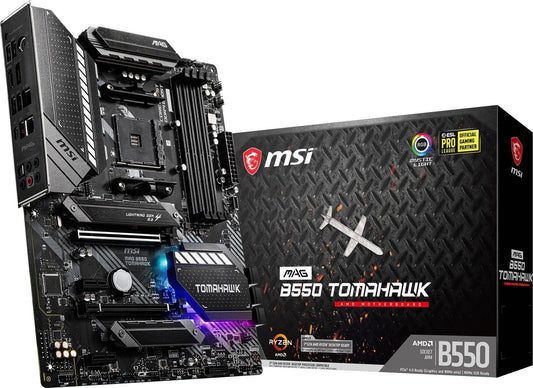 MSI MAG B550 TOMAHAWK AMD AM4 RYZEN9 B550 Max128GB DDR4 ATX