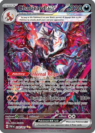 Charizard ex - 234/091 234 - SV Paldean Fates Holofoil