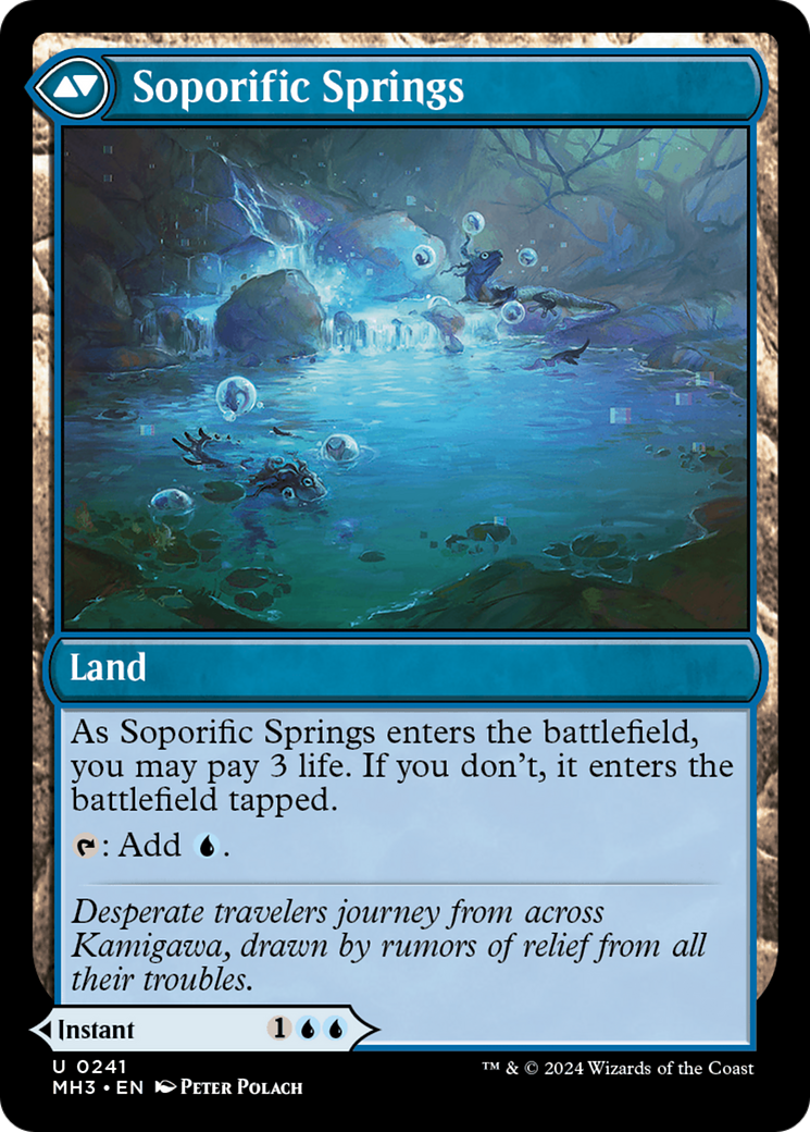 Sink into Stupor // Soporific Springs (MH3-241) - Modern Horizons 3 Foil
