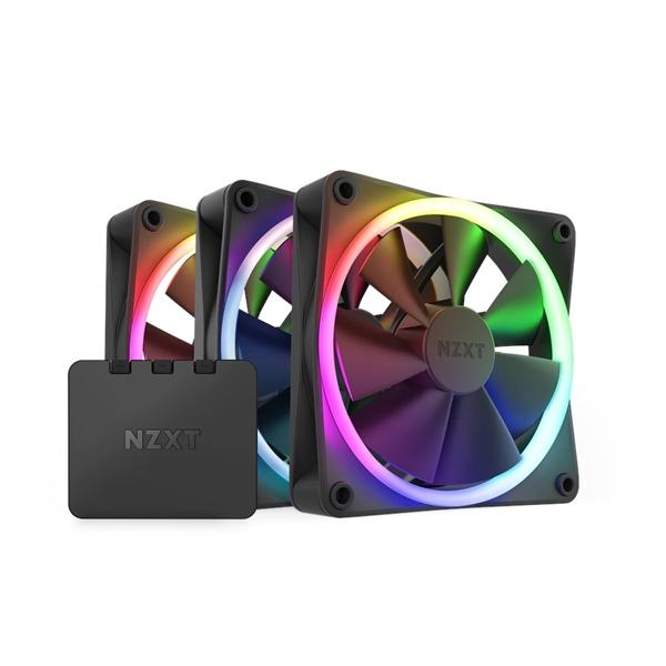 NZXT RF-C12TF-W1 3xF120 RGB CORE & RGB Lighting Controller White