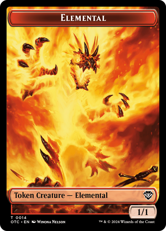 Elemental (TOTC-014) - Outlaws of Thunder Junction Commander Tokens Foil