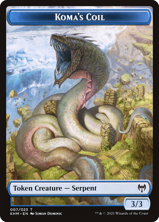 Koma's Coil (TKHM-007) - Kaldheim Tokens Foil