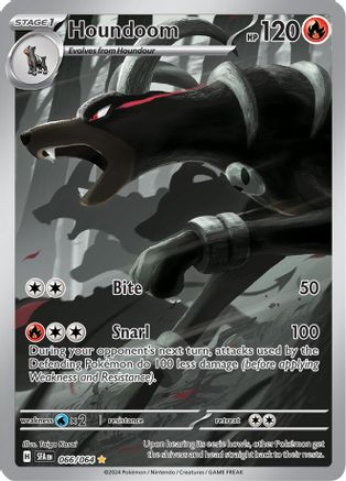 Houndoom - 066/064 66 - SV Shrouded Fable Holofoil