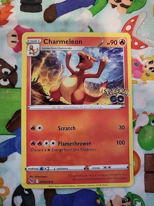 Pokemon TCG Charmeleon 009/078 Pokemon Go - NM Pack Fresh