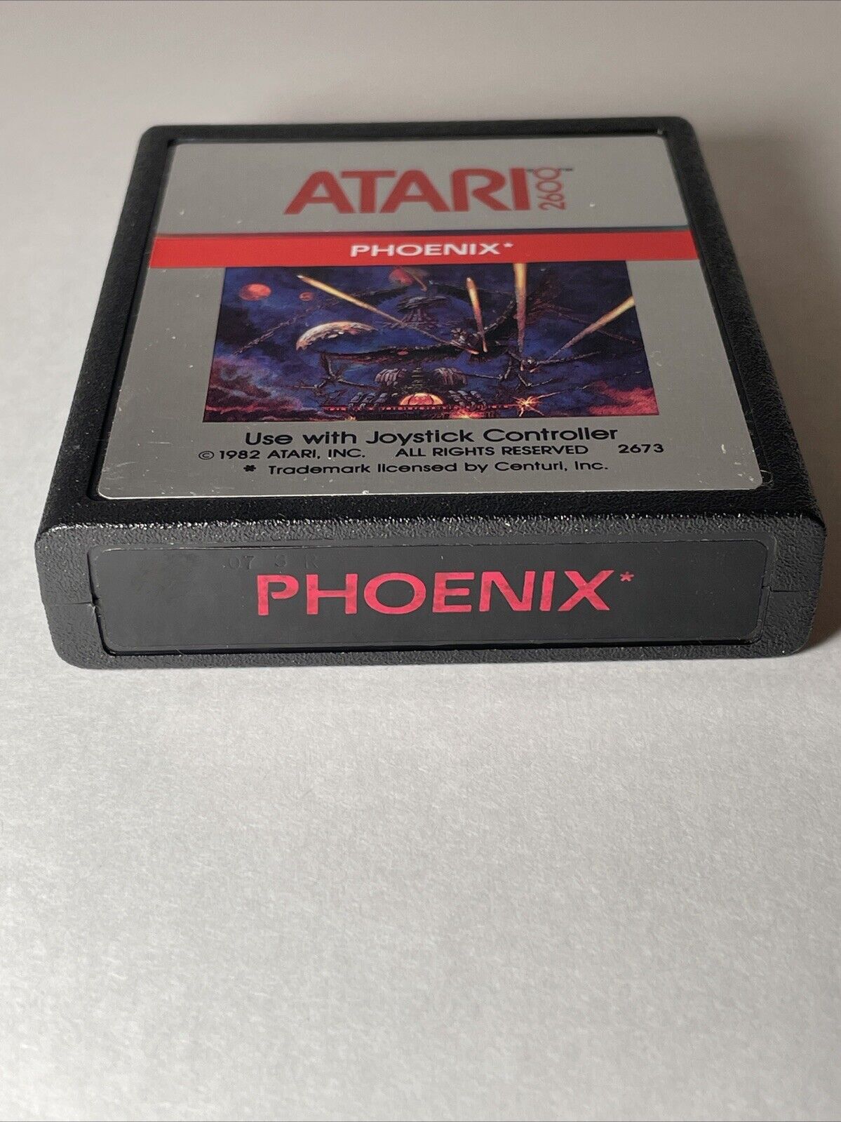 Phoenix (Atari 2600, 1982) W/ Manual. Tested and Working