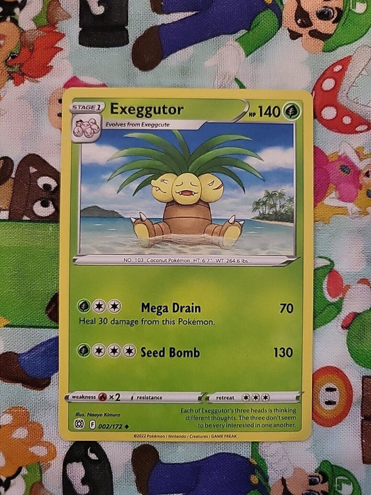 Pokémon TCG Exeggutor 2/172  Brilliant Stars Uncommon NM Pack Fresh