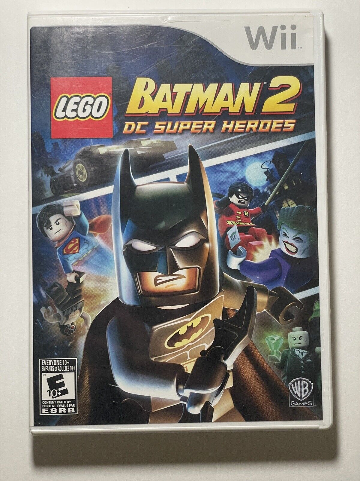 LEGO Batman 2: DC Super Heroes (Nintendo Wii, 2012) CIB W/Manual - Tested