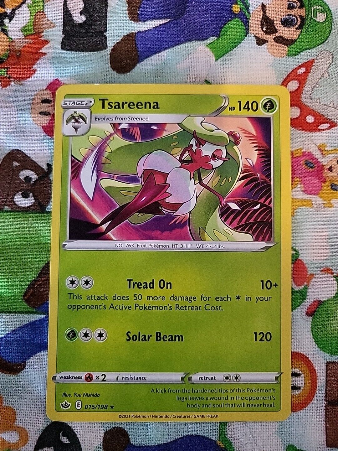 POKEMON  TCG TSAREENA CHILLING REIGN SET RARE 15/198 NM/M