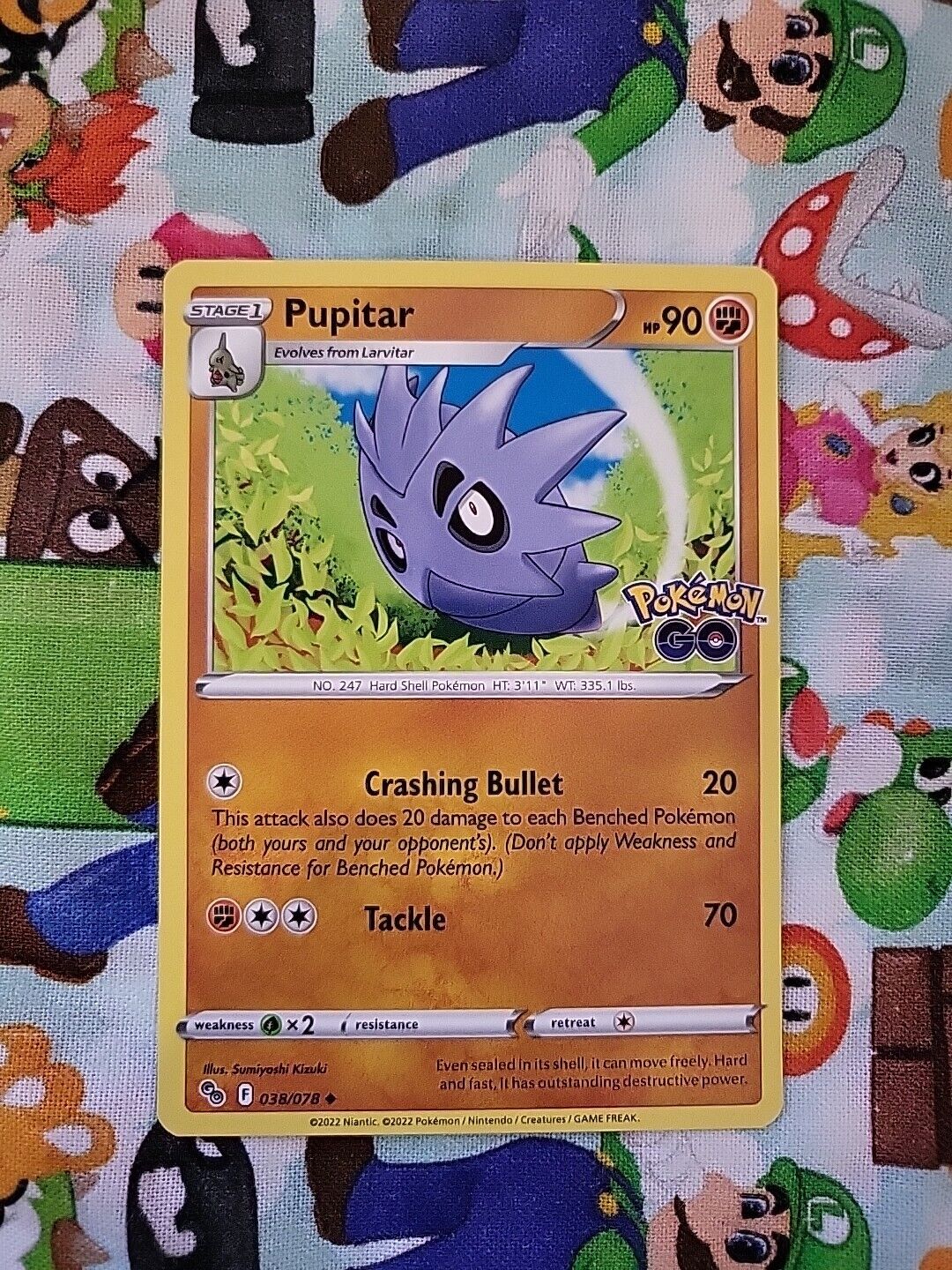 Pupitar 38/78 - Pokémon GO - Uncommon - Pokemon Card TCG