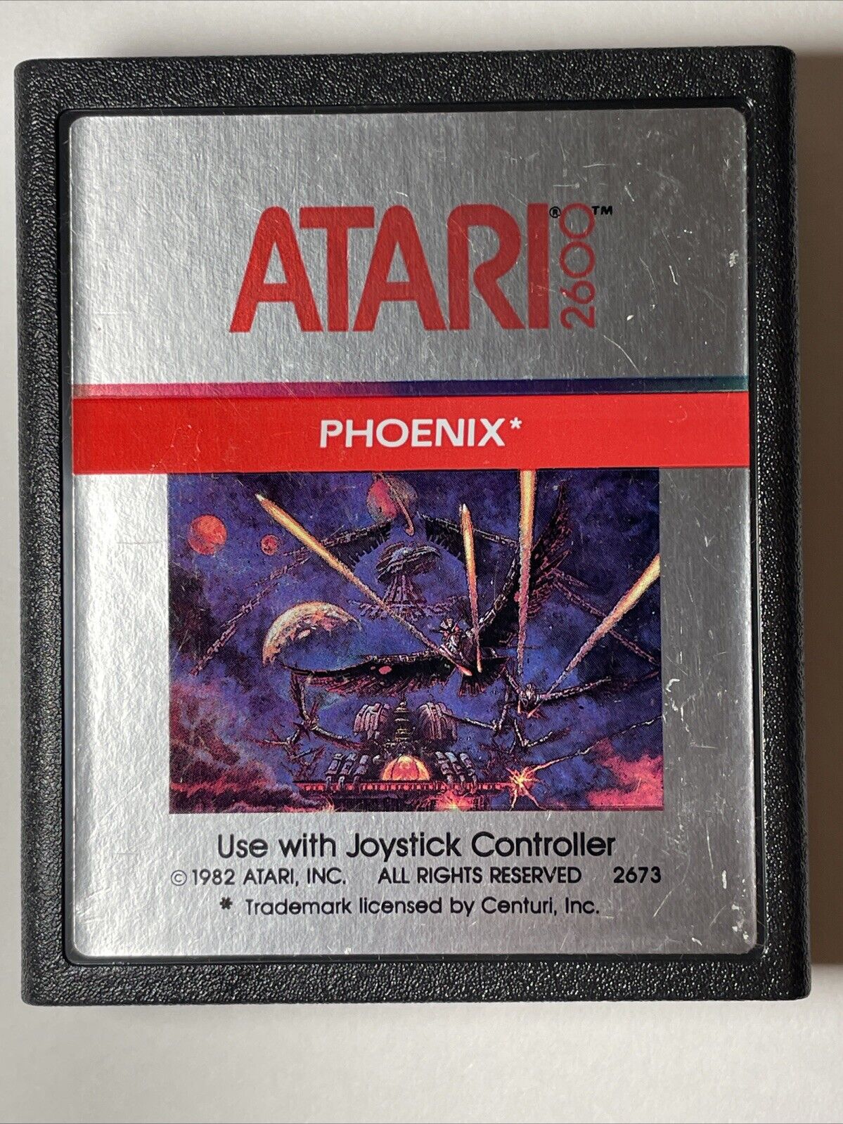 Phoenix (Atari 2600, 1982) W/ Manual. Tested and Working