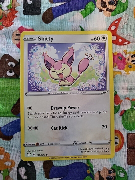 Pokemon TCG Skitty 141/189 Common Darkness Ablaze Common NM Pack Fresh