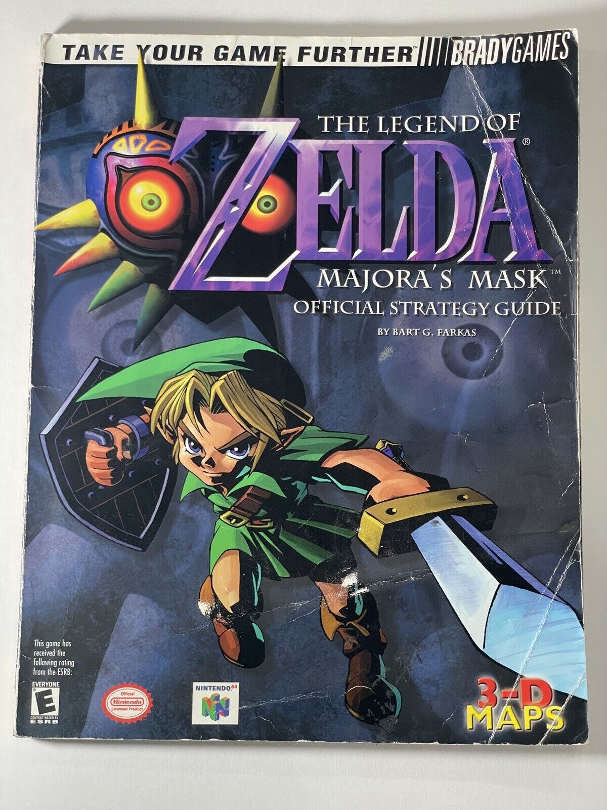 Legend Of Zelda Strategy Guide Majoras Mask Official Brady Games Nintendo 64