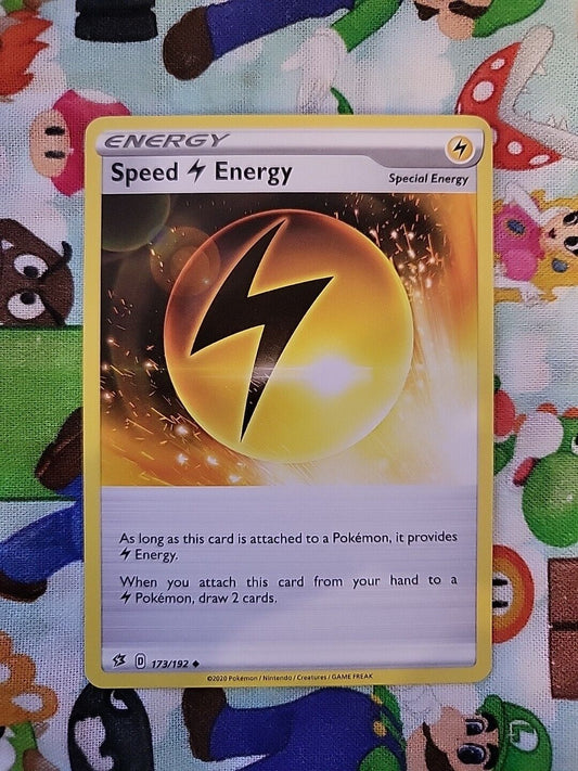 Pokémon TCG Speed Energy 173/192 - Uncommon - Rebel Clash NM Pack Fresh