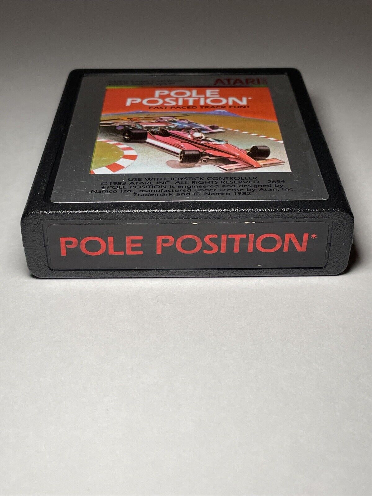 Pole Position (Atari 2600, 1982) W/ Manual. Tested and Working