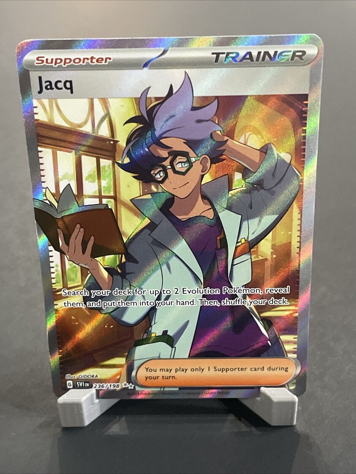 Pokemon TCG - Jacq -  236/198 Scarlet & Violet Holo Ultra Rare NM