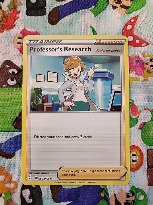 Pokemon Card Professor's Research 60/72 - Shining Fates  - NM/Mint