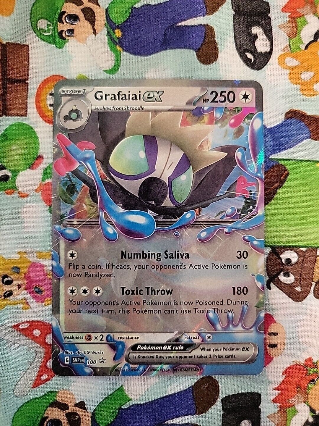 Pokémon TCG - Grafaiai EX - SVP100 - Scarlet & Violet Promo - NM