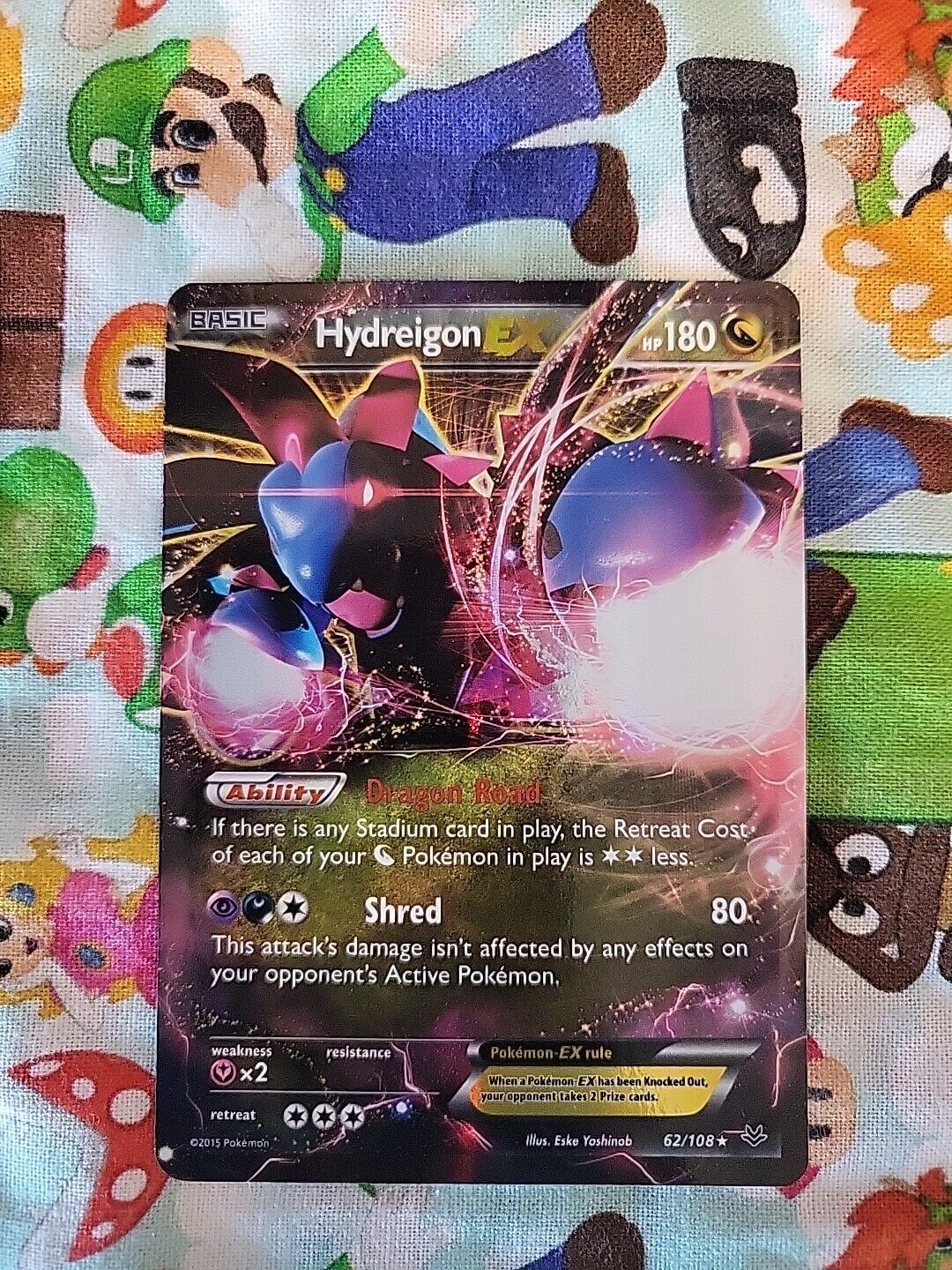 Hydreigon EX - 62/108 - Pokemon Roaring Skies Card LP