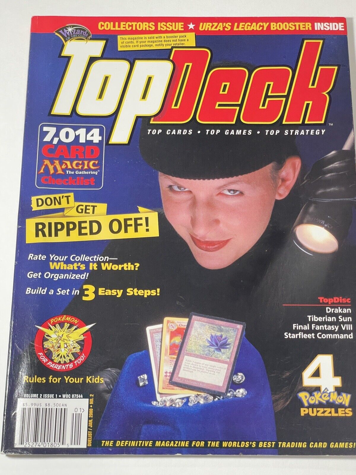 Top Deck Magazine Vol 2 Issue 1 - January 2000. Magazine Only.