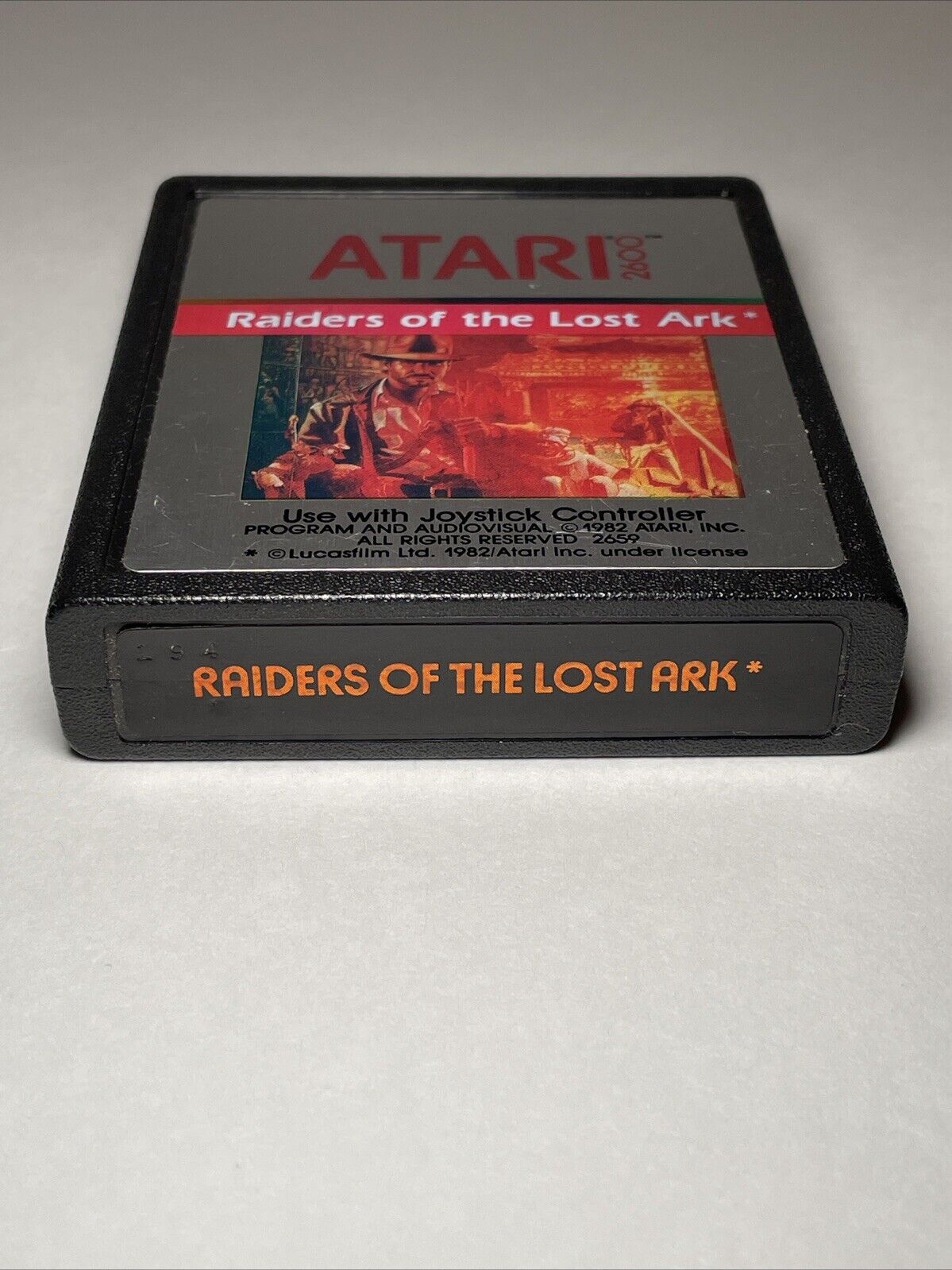 Raiders of the Lost Ark (Atari 2600, 1982) W/ Manual. Tested and Working