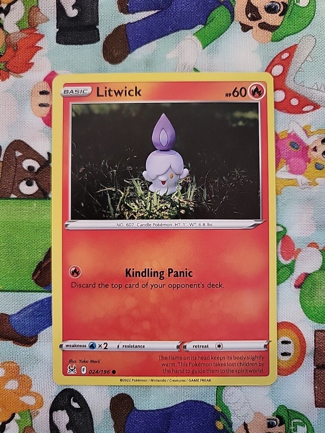 Pokémon TCG Litwick 24/196  Lost Origin Common NM Pack Fresh