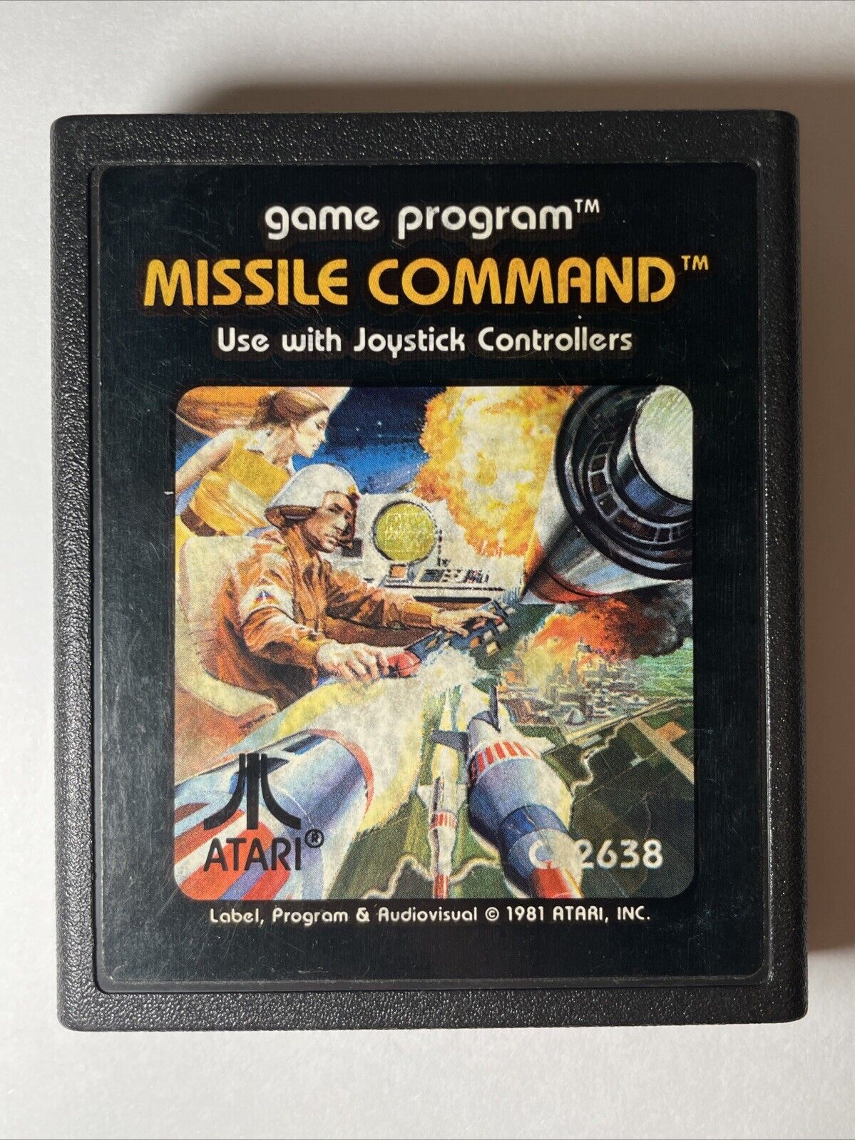 Missile Command (Atari 2600, 1982). Tested and Working