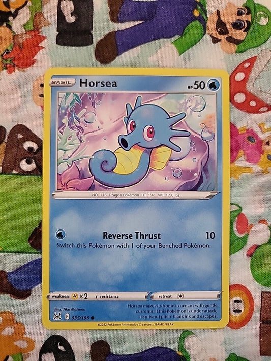 Pokémon TCG Horsea 35/196  Lost Origin Common NM Pack Fresh