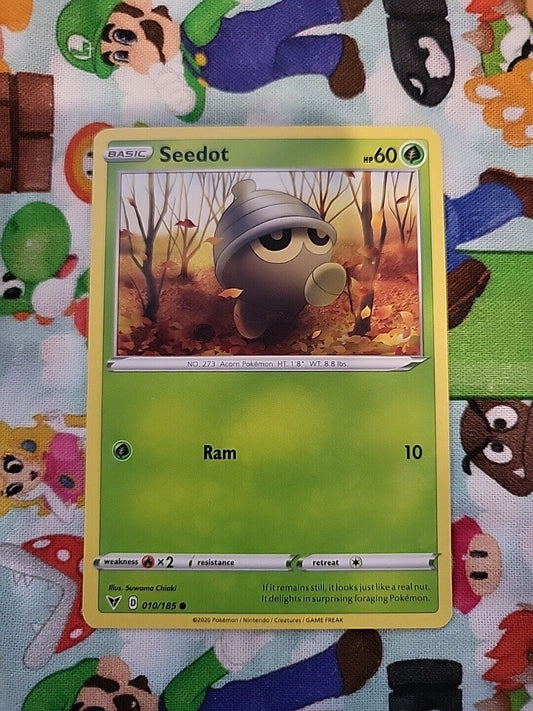 Pokémon TCG Seedot Vivid Voltage 010/185 Regular Common