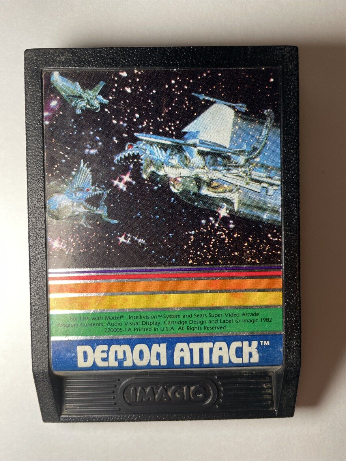 Demon Attack (Intellivision) w/ Manual and 1x Overlay. Untested