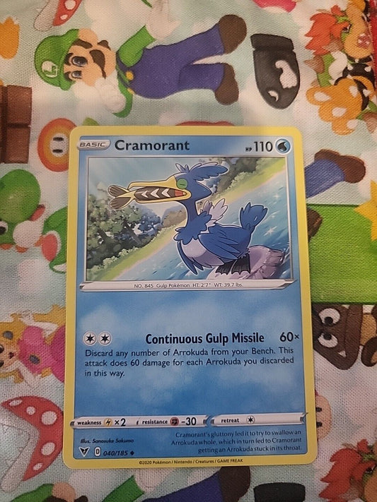 Pokémon — Pokemon TCG — Vivid Voltage — Cramorant — 40/185