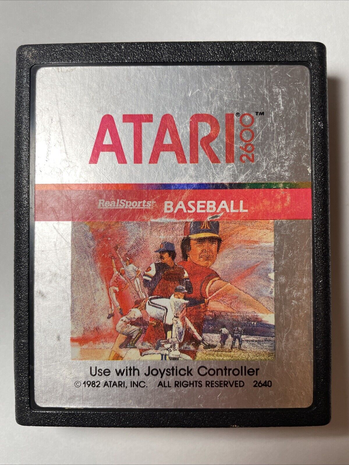 RealSports Baseball (Atari 2600, 1982). Tested and Working