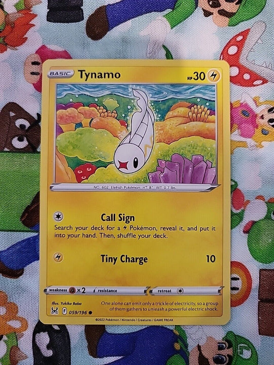 Pokémon TCG Tynamo  59/196 Lost Origin Common NM Pack Fresh