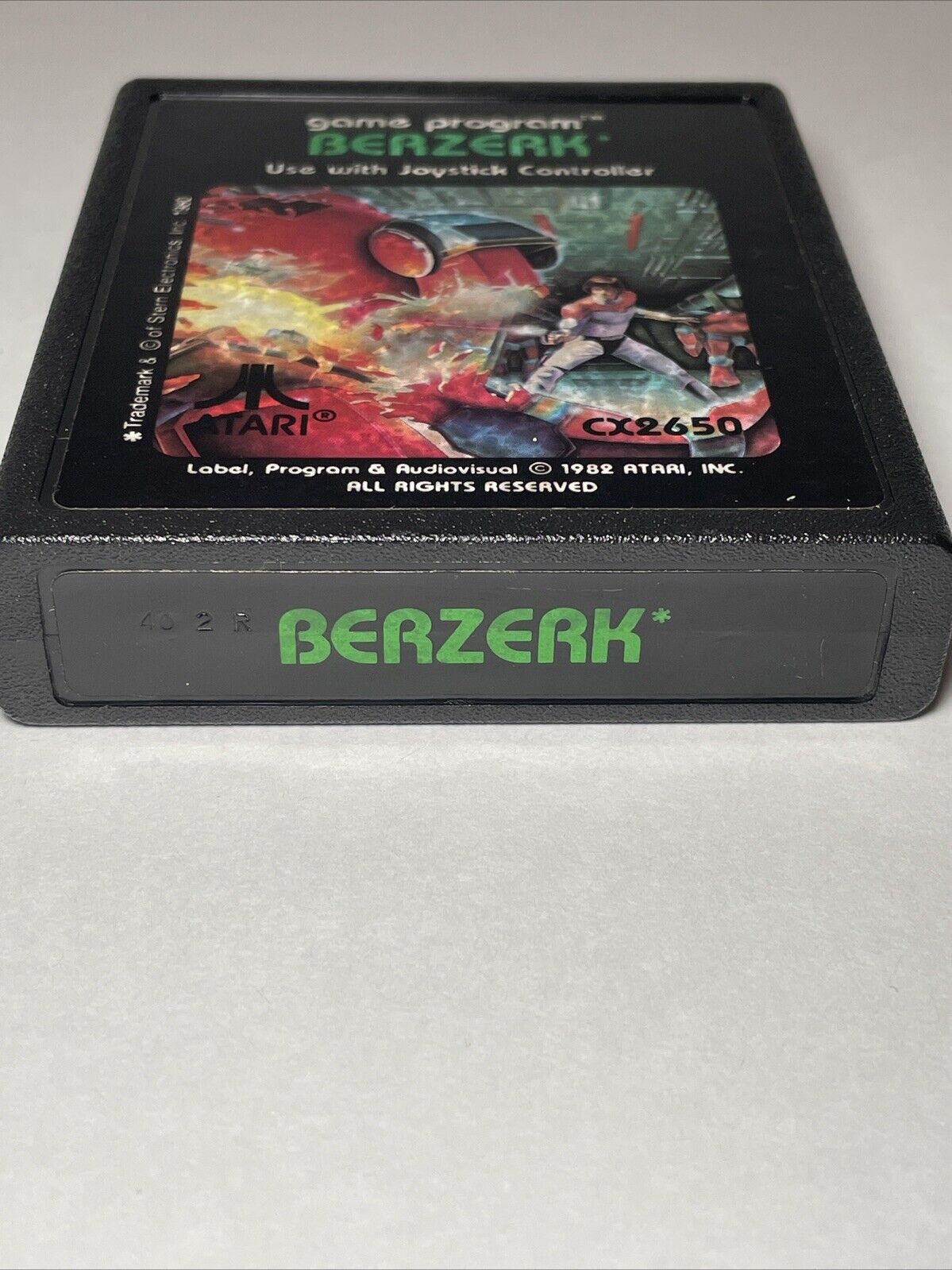 Berzerk  (Atari 2600, 1982) W/ Manual. Tested and Working