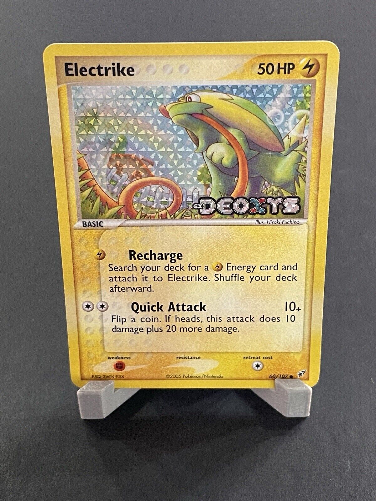 Pokemon TCG - Electrike - 60/107 - Holo EX Deoxys - NM