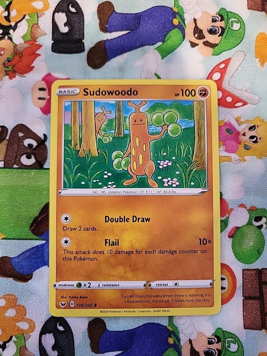 Pokemon TCG SWSH01: Sword & Shield Base Set #100/202 Sudowoodo