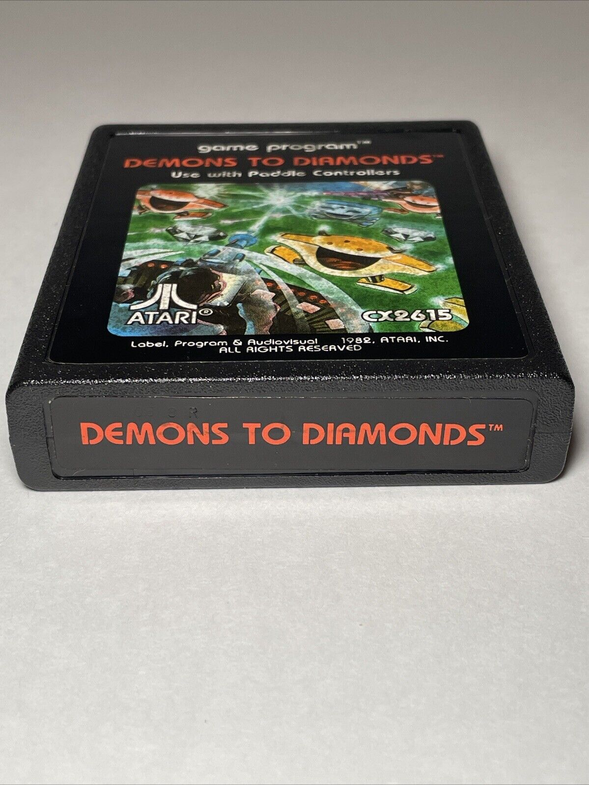 Demons to Diamonds (Atari 2600, 1982) W/ Manual. Tested and Working