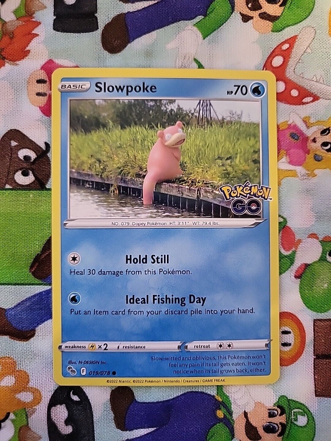 Pokemon Card TCG Slowpoke 19/78 - Pokémon GO - Common - NM Pack Fresh