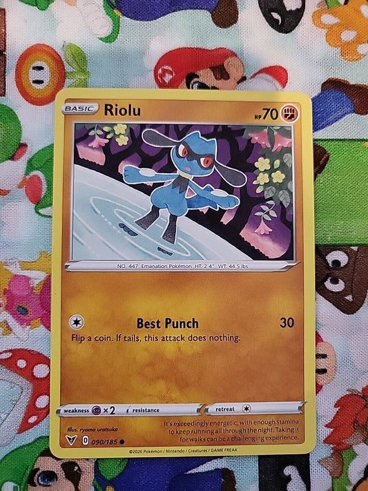 Riolu 90/185 Common | Vivid Voltage | Pokemon Card