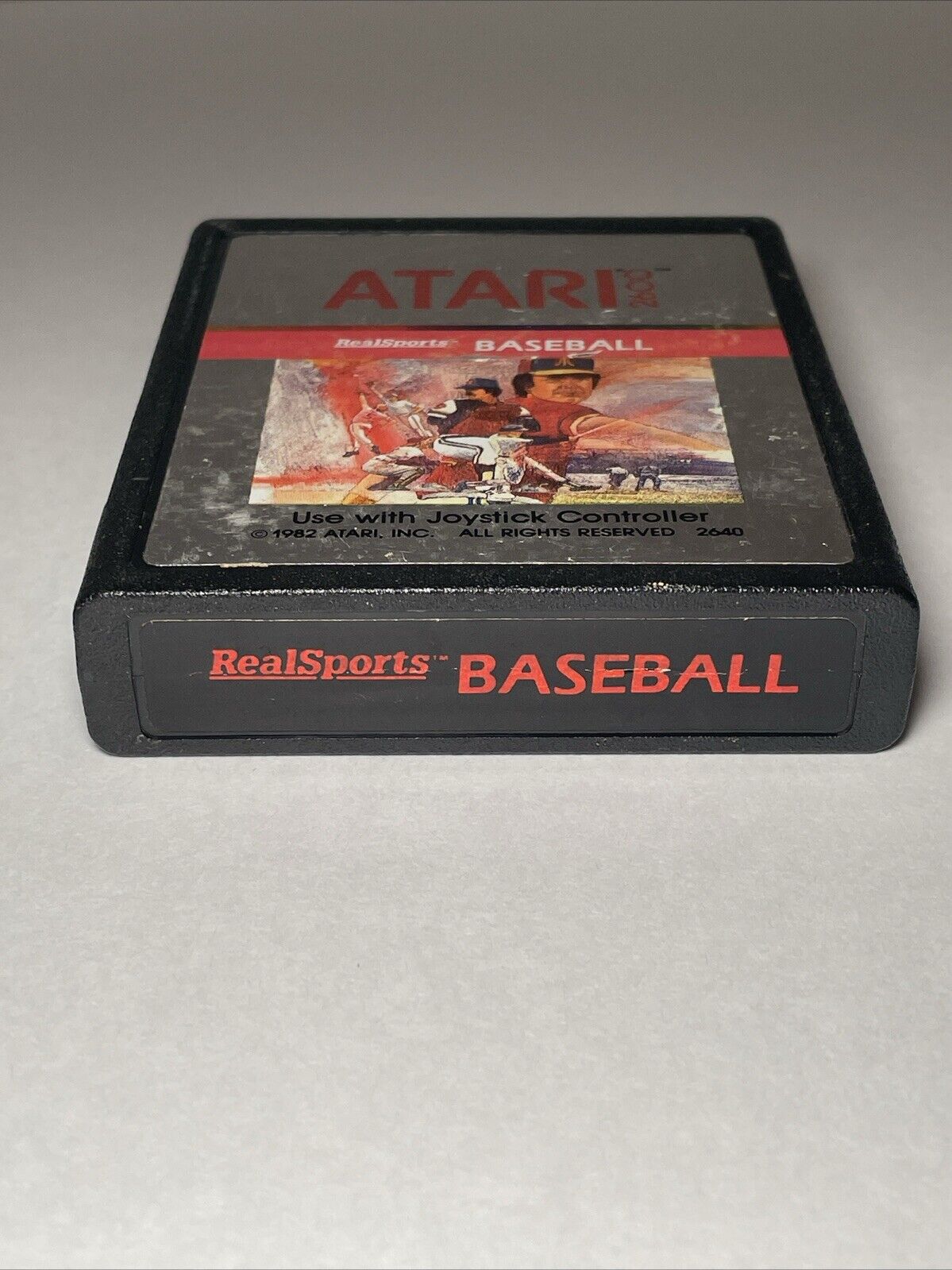 RealSports Baseball (Atari 2600, 1982). Tested and Working