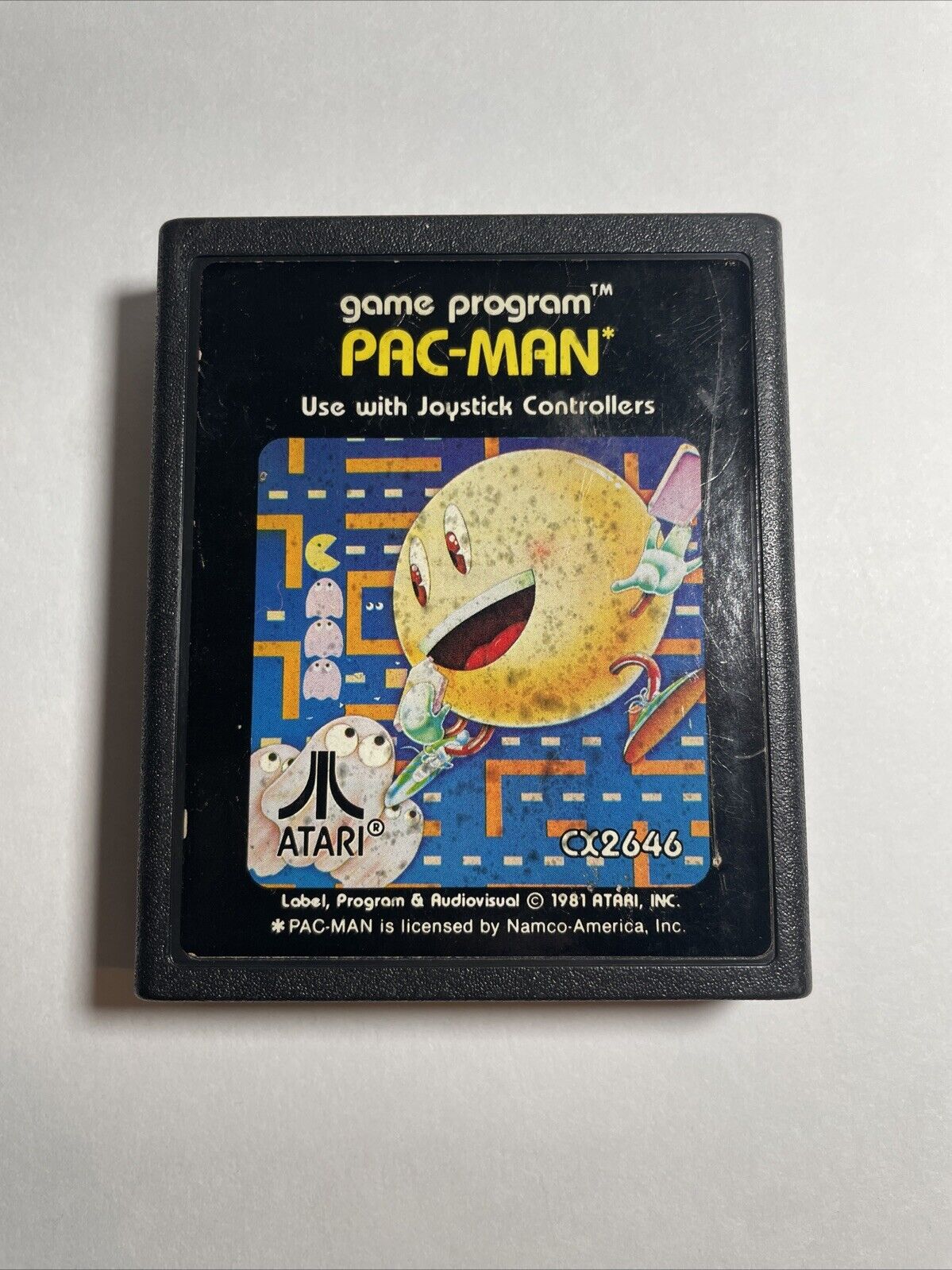 PAC-MAN (Atari 2600, 1982) Tested and Working