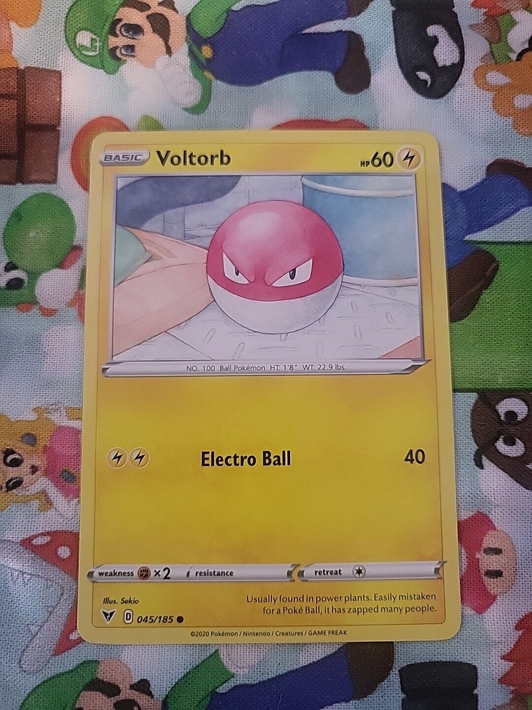 45/185 Voltorb - Vivid Voltage - Common Pokemon TCG Card