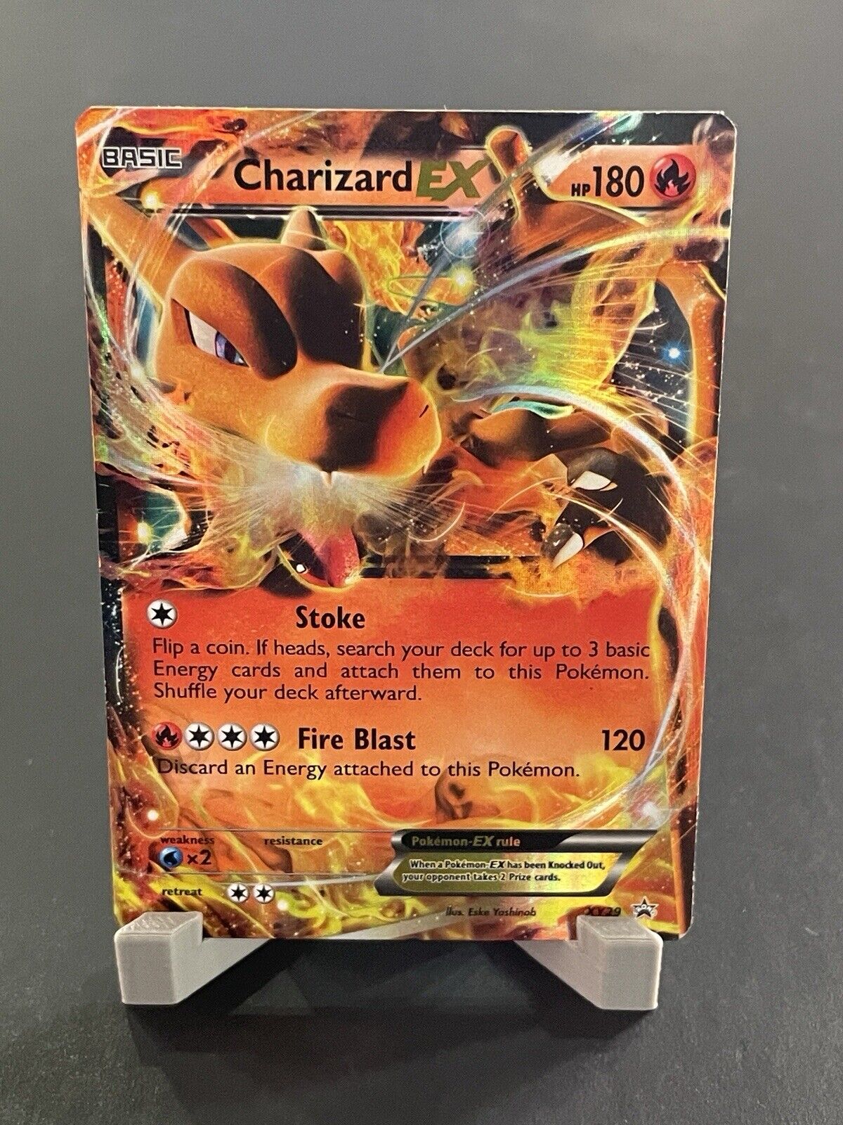 Pokemon TCG - M Charizard EX - Flashfire - 13/106- DMG-HP